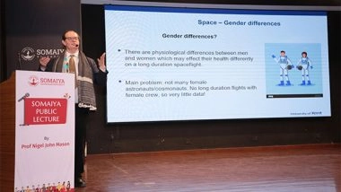 Business News | Somaiya Vidyavihar University Hosts Public Lecture by Prof Nigel J Mason on Space: Crossing The Next Human Frontier