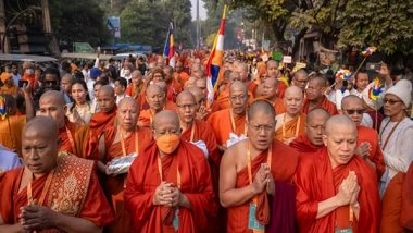 India News | 19th International Tipitaka Chanting Ceremony Begins in Bodh Gaya, Draws Record Global Participation