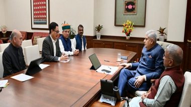 India News | Union Minister Kiren Rijiju, L Murugan, Arjun Ram Meghwal Calls on Jagdeep Dhankhar at Parliament