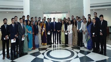 World News | EAM Jaishankar Meets IFS Trainees, Bhutanese Colleagues