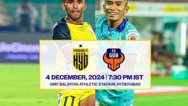 Sports News | Indian Super League: Hyderabad Aims to Overcome Losing Streak, Take on FC Goa at Home