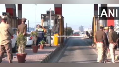 India News | UP: Security Forces Deployed in Hapur Ahead of Rahul, Priyanka Gandhi's Likely Sambhal Visit