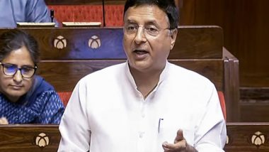 India News | Congress' Randeep Surjewala Moves Adjournment Motion in RS to Discuss 'grave Agrarian Crisis', Farmers' MSP Demands