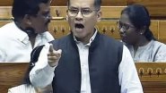 India News | Congress MP Gaurav Gogoi Files Adjournment Motion in Lok Sabha Seeking Discussion on Adani Matter