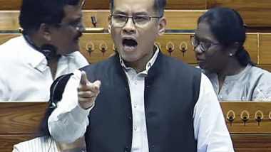 India News | Congress MP Gaurav Gogoi Files Adjournment Motion in Lok Sabha Seeking Discussion on Adani Matter