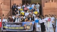 Parliament Winter Session 2024: INDIA Bloc MPs Stage Protest for Second Day in Row