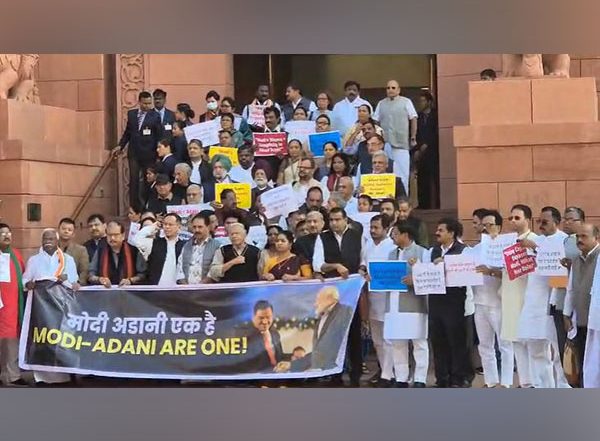 Parliament Winter Session 2024: INDIA Bloc MPs Stage Protest for Second Day in Row
