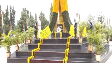 India News | Indian Navy Day: Cmdre Sudheer Parakala (Retd) Lays Wreath at Veerula Sainik Smarak in Secunderabad