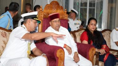 India News | Karnataka Governor Thaawarchand Gehlot Participates in Navy Day Celebrations at INS Kadamba, Karwar