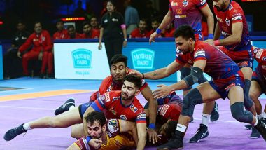 Sports News | Gagan Gowda Stands Tall as UP Yoddhas Come from Behind to Defeat Telugu Titans in Close Contest