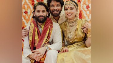 Entertainment News | Naga Chaitanya, Sobhita Dhulipala Are Now Married, Nagarjuna Shares Pictures from Traditional Ceremony