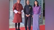 World News | Bhutan's King and Queen Arrive in New Delhi for Two-day Visit
