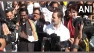 India News | Opposition MPs Including LoP Rahul Gandhi Hold Protest over Adani Issue at Parliament Premises