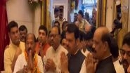 India News | Maharashtra CM Designate Fadnavis Offers Prayers at Shree Siddhivinayak Temple Ahead of His Swearing-in Ceremony