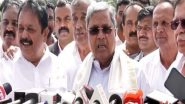 India News | Karnataka HC Adjourns Siddaramaiah's Plea Challenging Court Order to Uphold Governor's Decision to January 20