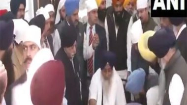 India News | Sukhbir Badal Performs 'seva' at Takhat Sri Kesgarh Sahib a Day After Assasination Bid