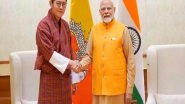 World News | Bhutan King Wangchuck Calls on PM Modi in New Delhi