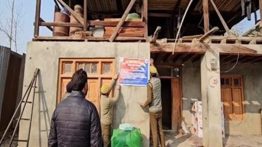 India News | J-K: Sopore Police Attach Property Worth Lakhs Under UAPA