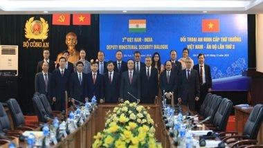World News | India, Vietnam Hold Third Security Dialogue, Strengthen Cooperation Against Terrorism, Organised Crime