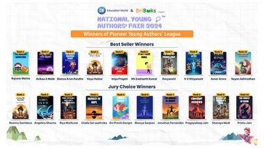 Business News | Pioneering Creativity: National Young Authors Fair (NYAF) Announces Winners of Pioneer League in India