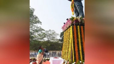 India News | President Droupadi Murmu Pays Floral Tribute to BR Ambedkar in Bhubaneshwar