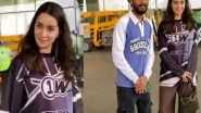 Entertainment News | Shraddha Kapoor Rocks Casual Look at Mumbai Airport, Poses with Fans