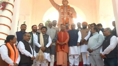 India News | UP CM Yogi, Deputy CM Pathak Pay Tribute to Dr Ambedkar on 69th Mahaparinirvan Diwas