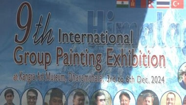 World News | Kangra Art Museum Holds International Group Painting Exhibition in Dharamshala