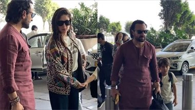 Entertainment News | Kareena Kapoor, Saif Ali Khan Jet off for Vacation with Kids Taimur and Jeh