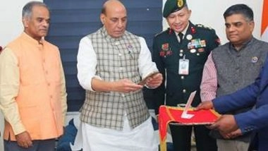 India News | Rajnath Singh Urges People to Contribute Generously to Armed Forces Flag Day Fund