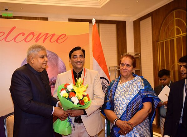 Business News | Dr. Arpit Chopra Jain Honored by India's Vice President for Outstanding Contribution to Alternative Medicine