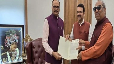 India News | UP Dy CM Brajesh Pathak Invites Maharashtra CM Fadnavis to Attend Maha Kumbh 2025 in Prayagraj