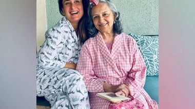 Entertainment News | Sharmila Tagore Birthday: Kareena Kapoor Khan Calls Her Mother-in-law 'coolest Gangsta' in Adorable Birthday Post