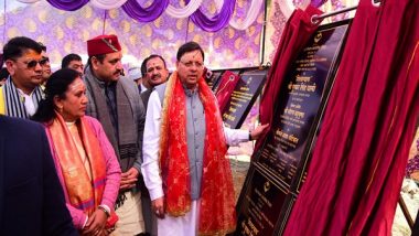 India News | Uttarakhand: CM Dhami Lays Foundation Stone Projects Worth Rs 47.43 Crore