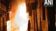 India News | Delhi: Fire Breaks out in Two Shops in Shahdara