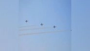 India News | Telangana: Suryakiran Aerobatic Team Dazzles Hyderabad with Breathtaking Airshow