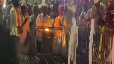 India News | Maharashtra: People Took to Streets in Navi Mumbai Against Atrocities on Hindus in Bangladesh