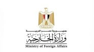 World News | Egypt Reaffirms Support for Syria, Its Sovereignty, Unity, Territorial Integrity