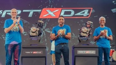 Business News | TVS Motor Company Unveils The Next Gen TVS RT-XD4 Engine Platform: Scripts The Future