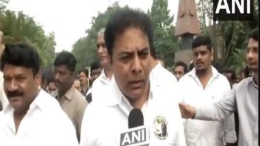 India News | BRS Legislators Arrive at Telangana Assembly Wearing T-shirts Reading 'Adani-Revanth Bhai Bhai'