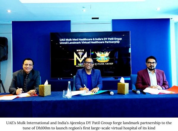 Business News | UAE's Mulk International & Ajeenkya DY Patil Group Partner To Launch Virtual Hospital Worth Dh100m