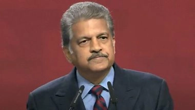 Business News | Anand Mahindra Highlights Mahindra Group's Commitment to Rajasthan at Rising Rajasthan Global Summit