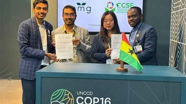 Business News | OMG Partners with Ghana at UNCCD COP 16 to Launch Transformative Education and Sustainability Program