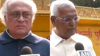 India News | Opposition Protest Outside Parliament: Congress, CPI Demands Discussion on Manipur Violence