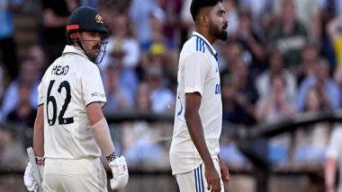 Sports News | Siraj, Head Penalized for Spat During Pink-ball Test Between Australia, India