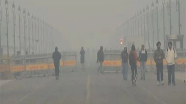 India News | Delhi's Air Quality Remains 'poor' at 224;  Layer of Smog Covers City