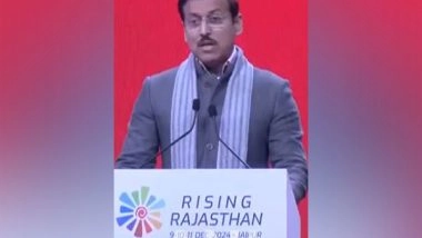 Business News | Rajyavardhan Singh Rathore Calls on Industry to Contribute to Rajasthan's Growth