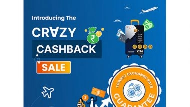 Business News | BookMyForex Launches Industry-first Lowest Rate Guarantee with 3.3 Percent Cashback on Currency Exchange