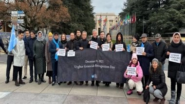 World News | World Uyghur Congress Marks Genocide Remembrance Day with Protest in Geneva, Urges International Action