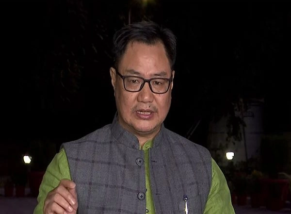 India News | 'Disrespect of Chair's Dignity': Kiren Rijiju Condemns INDIA Bloc's No-confidence Motion Against RS Chairman